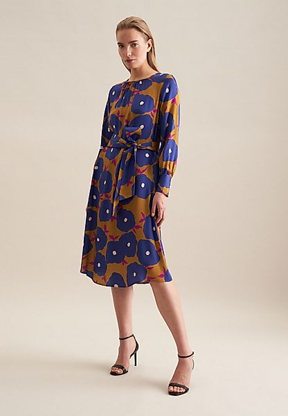 seidensticker Sommerkleid "Schwarze Rose" 1/1 Rundhals Druck günstig online kaufen