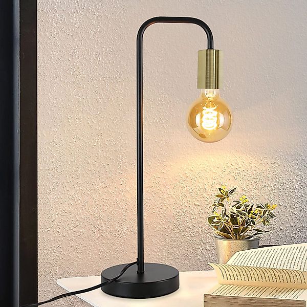 Nettlife Tischleuchte Schwarz Vintage E27 Metall günstig online kaufen