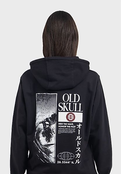 Oldskull Kapuzensweatshirt Asian Lotus Surf Logo günstig online kaufen