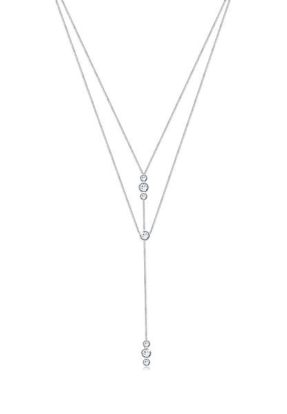 Elli Gliederkette Y-Kette Layer und Kristalle günstig online kaufen