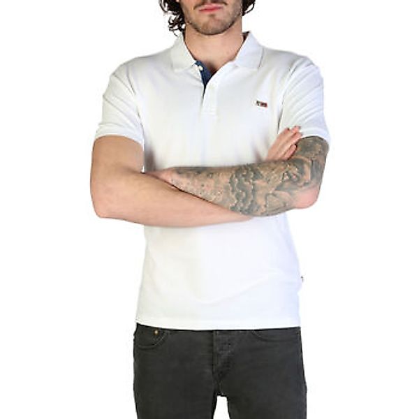 Napapijri  Poloshirt taly-stretch n0yiji002 white günstig online kaufen