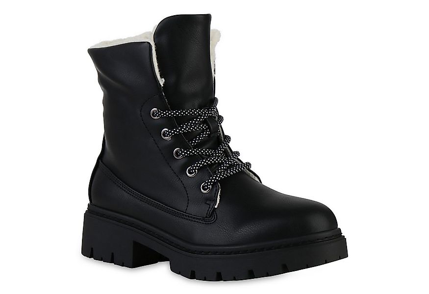 VAN HILL 841473 Schnürstiefelette Damen Leicht Gefütterte Schnürstiefelette günstig online kaufen