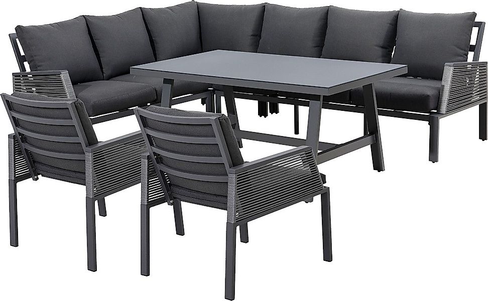 Primaster Gartenlounge-Set Primaster Gartenmöbel-Set Girona 8 günstig online kaufen