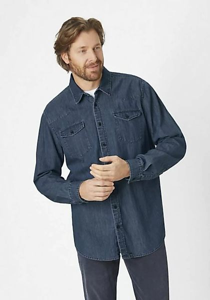 Paddock's Langarmhemd Regular Fit Denim Shirt günstig online kaufen