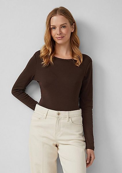 s.Oliver Langarmshirt T-Shirt Elastisches Longsleeve im Slim Fit günstig online kaufen