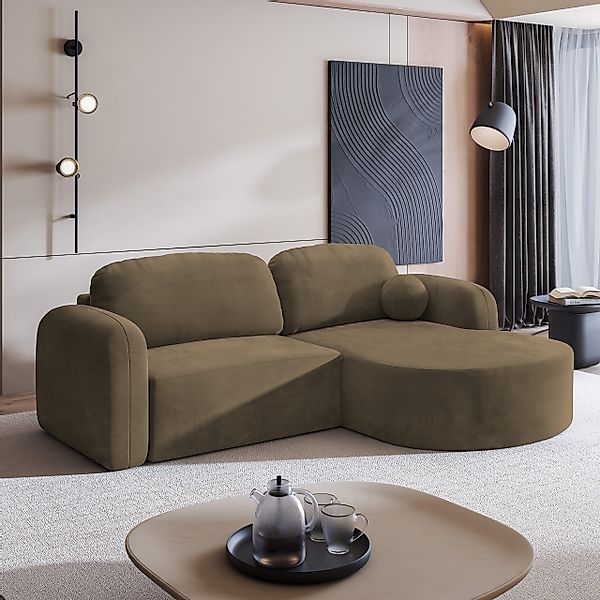 Masseno Ecksofa AMILIA mit Schlaffunktion L-Form, günstig online kaufen