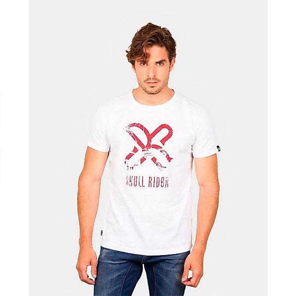 Skull Rider Rider Kurzärmeliges T-shirt 2XL White günstig online kaufen