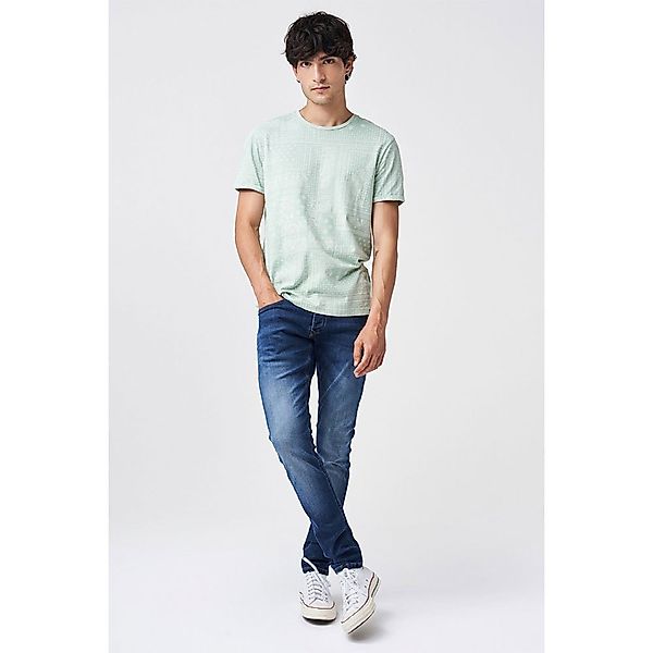 Salsa Jeans 125472-510 / White Allover Print Kurzarm T-shirt S Green günstig online kaufen