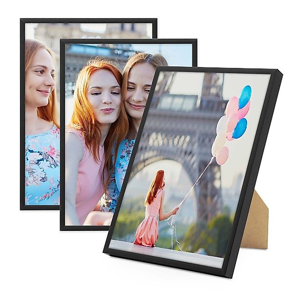 PHOTOLINI Bilderrahmen 3er Set Aluminium Modern günstig online kaufen