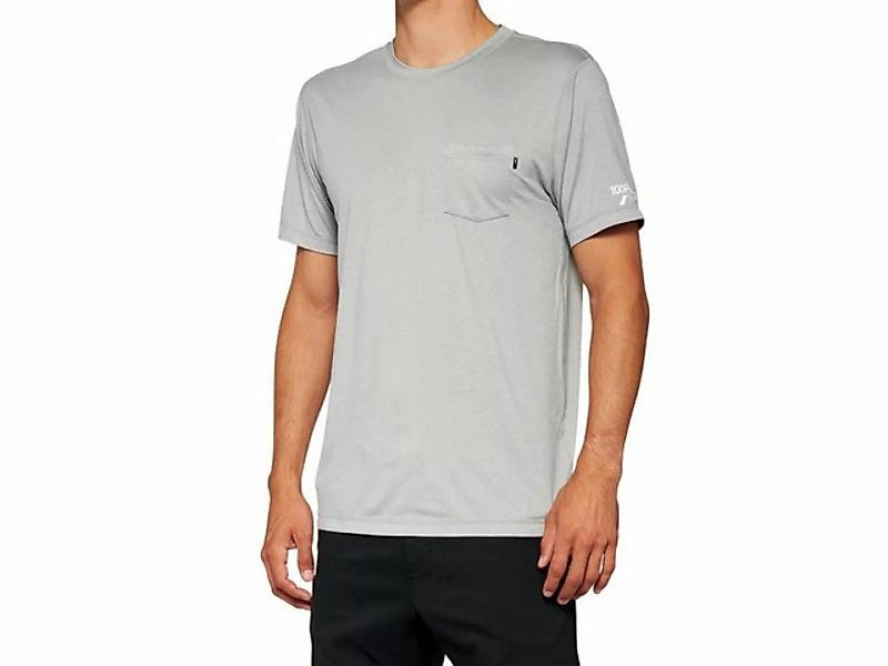 100% T-Shirt T-Shirts 100% Mission Athletic T-Shirt - Heather Grey M- (1-tl günstig online kaufen