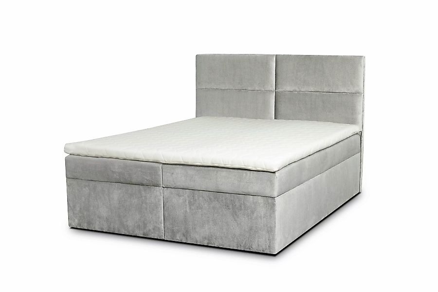 ROPEZ | Boxspringbett Rio mit Stauraum Samt 200 x 200 cm günstig online kaufen