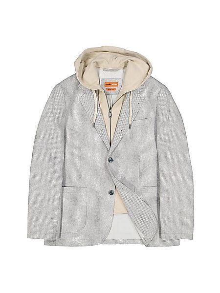 emilio adani Sakko Herren Sakko mit Kapuzeneinsatz, Silbergrau günstig online kaufen