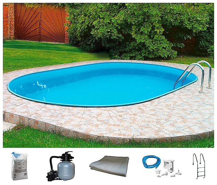 my POOL BWT Ovalpool "PREMIUM" Höhe 135 cm, in verschiedenen Größen günstig online kaufen