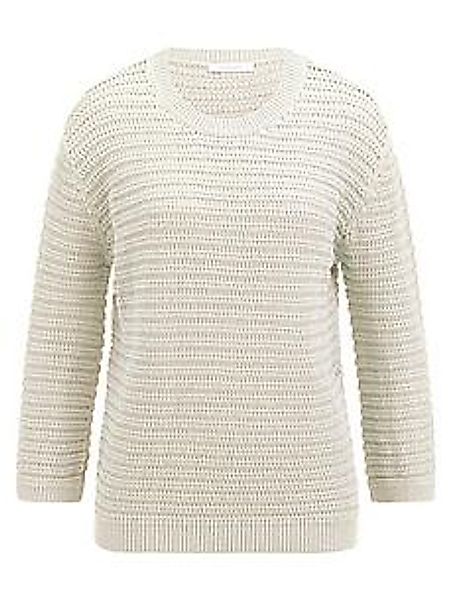 Rundhals-Pullover Peter Hahn weiss günstig online kaufen