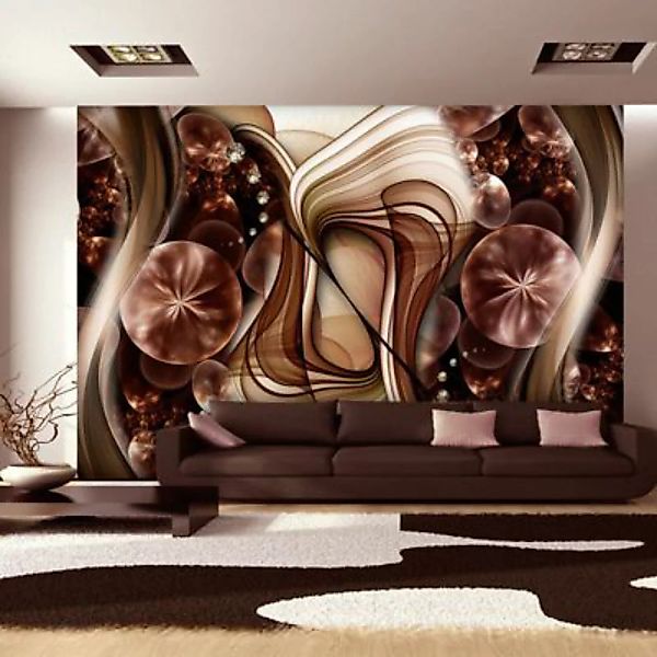 artgeist Fototapete Cabinet of Curiosities braun/beige Gr. 350 x 245 günstig online kaufen
