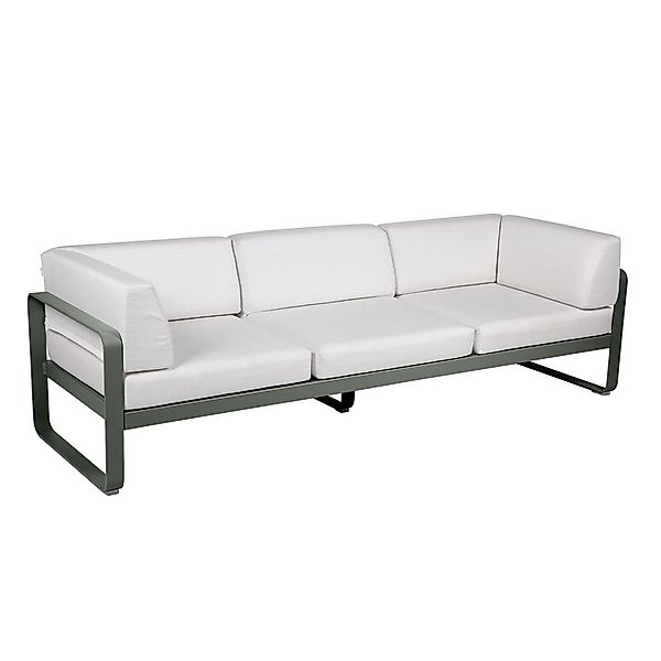 Bellevie 3-Sitzer Club Sofa Outdoor 48 Rosmarin 81 Grauweiß günstig online kaufen