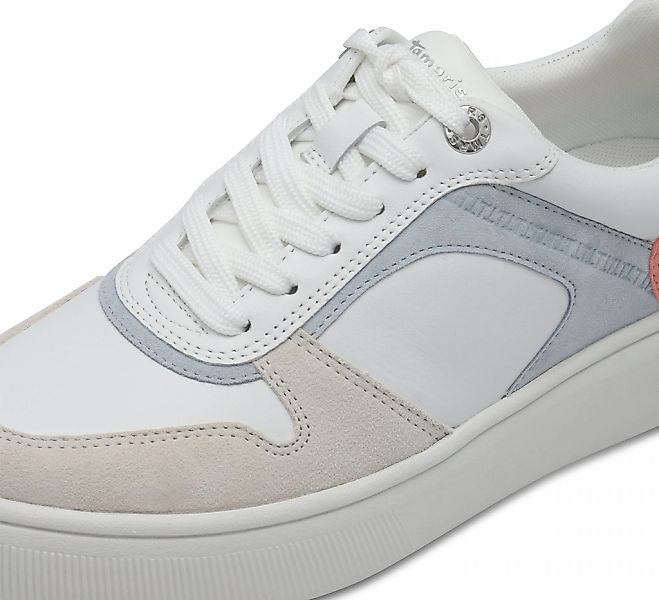 Tamaris Plateausneaker, Freizeitschuh, Halbschuh, Schnürschuh mit Kontrastb günstig online kaufen