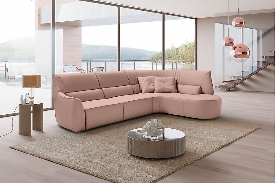 Egoitaliano Ecksofa "Puffy, extravagant & edel, Retro Designsofa, hoher Sit günstig online kaufen