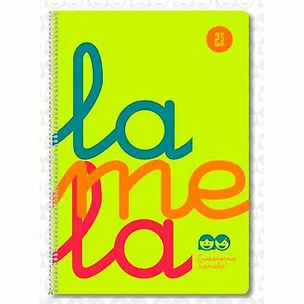 Notizbuch Lamela Fluor Gelb A4 5 Stück günstig online kaufen