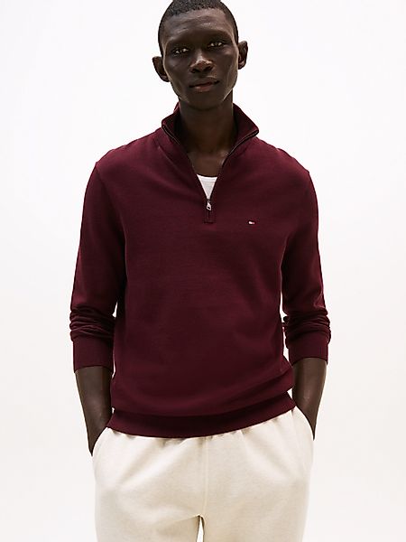 Tommy Hilfiger Troyer ESSENTIAL COTTON ZIP günstig online kaufen