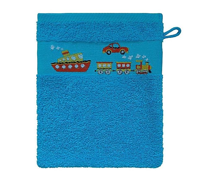 Dyckhoff Handtuch Dyckhoff Kinderfrottierserie 'Auto' Türkis, (1-St) günstig online kaufen