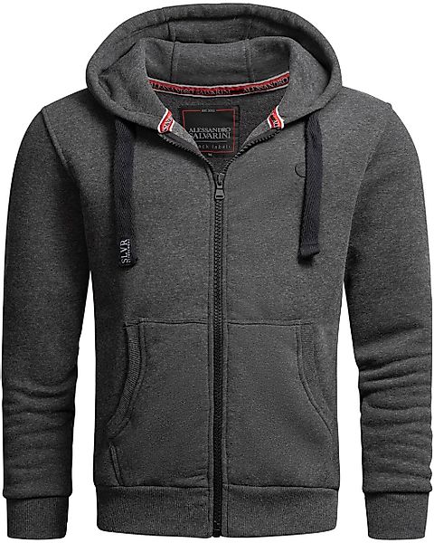 Alessandro Salvarini Sweatjacke "ASLomborio", warme Kapuzenjacke günstig online kaufen