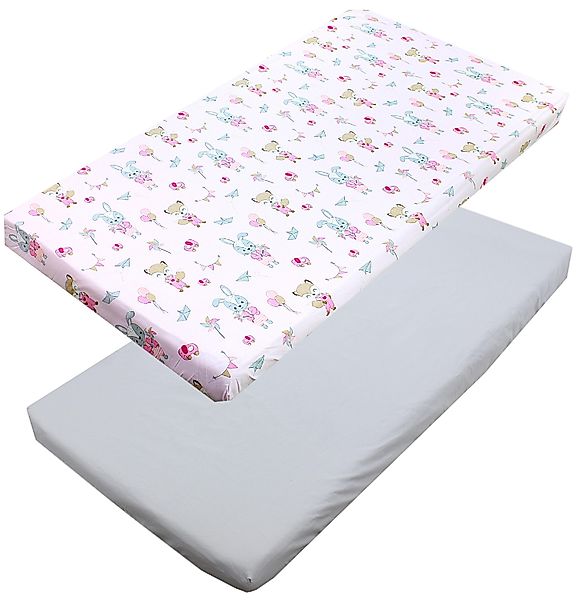 TupTam Spannbettlaken Baby Spannbettlaken Spannbetttuch für günstig online kaufen