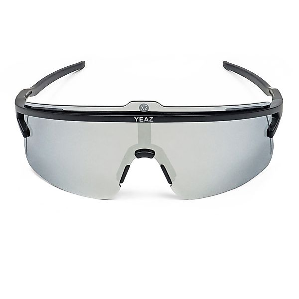 YEAZ Sportbrille SUNSHADE Sport-Sonnenbrille Black/Silver, Erlebe günstig online kaufen