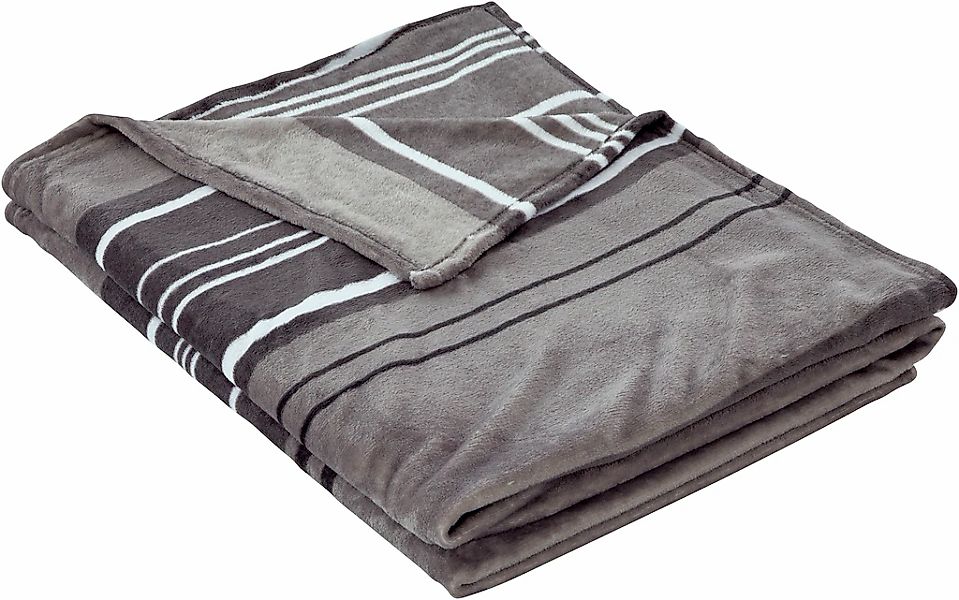 OTTO home Wohndecke "Kelian" mit Streifen, XXL Wohndecke 210x280,weich und günstig online kaufen