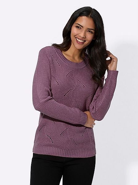 Sieh an! Strickpullover Langarm-Pullover . günstig online kaufen