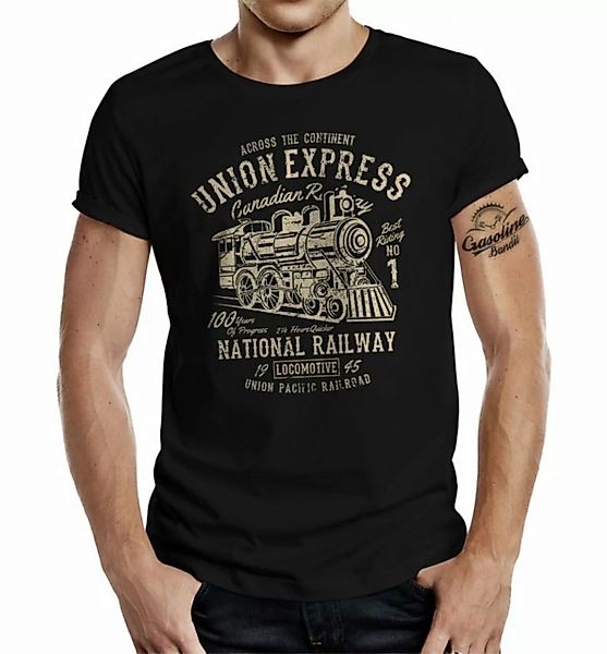 GASOLINE BANDIT® T-Shirt für den Eisenbahn Railroad Railway Fan: National R günstig online kaufen