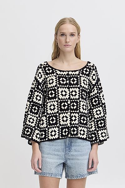 Ichi Strickjacke IHBANDIE gehäkelte Strickjacke im günstig online kaufen