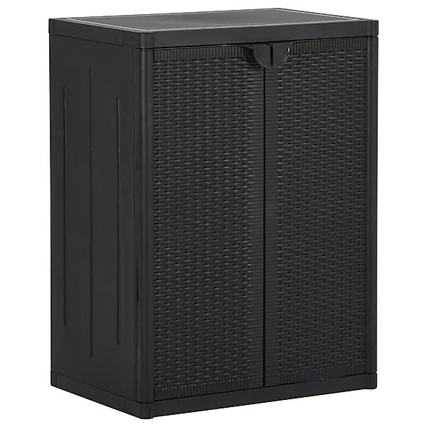 DOTMALL Stauraumschrank Gartenschrank Schwarz 65x45x88 cm günstig online kaufen