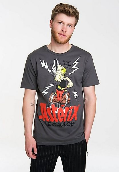 LOGOSHIRT T-Shirt Asterix - Der Gallier mit Retro-Print günstig online kaufen