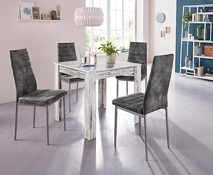 INOSIGN Essgruppe, (Set, 5-tlg), Tischgruppe für günstig online kaufen