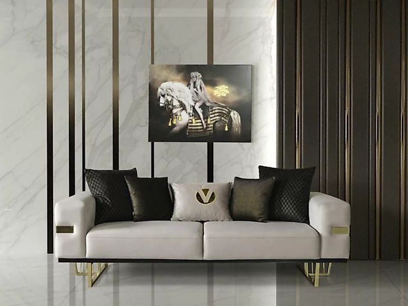 JVmoebel Sofa Sofa 3 Sitzer weiß Sofas Stil Luxus Wohnzimmer modernes, Made günstig online kaufen