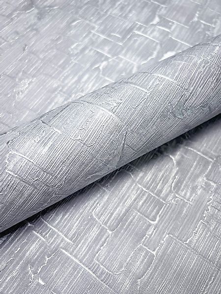 Newroom Vliestapete, Silber Tapete Glamour Leicht günstig online kaufen