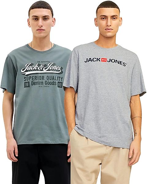 Jack & Jones Print-Shirt (Spar Set, günstig online kaufen