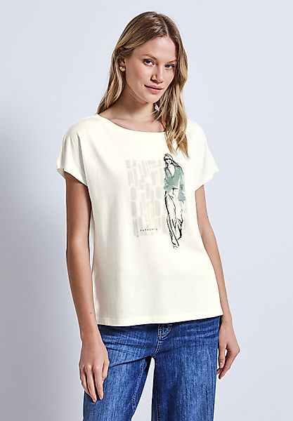 STREET ONE T-Shirt mit Rundhalsausschnitt günstig online kaufen