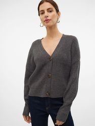 Vero Moda Strickjacke VMLEA LS V-NECK günstig online kaufen
