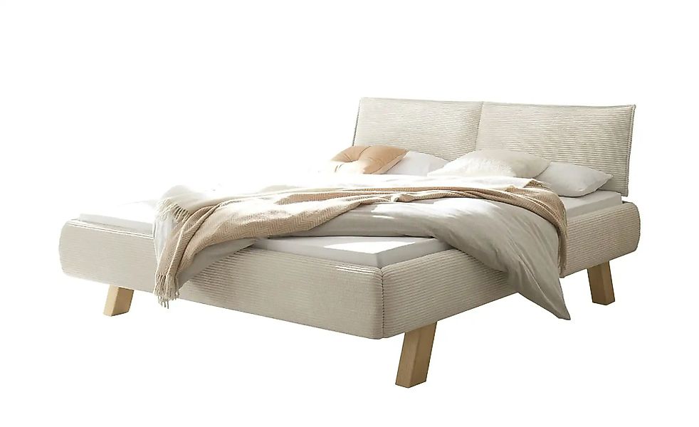 Polsterbett  Andover ¦ beige ¦ Maße (cm): B: 194 H: 97 Betten > Polsterbett günstig online kaufen