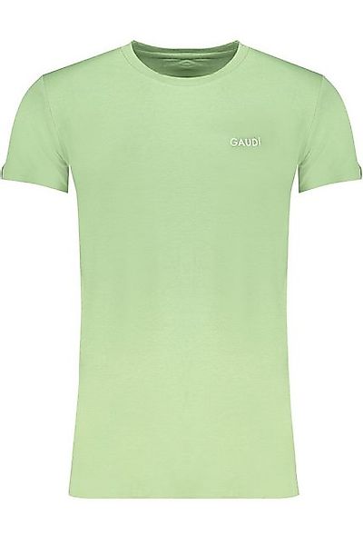Gaudi T-Shirt Grünes Herren T-Shirt mit Rundhalsausschnitt und günstig online kaufen
