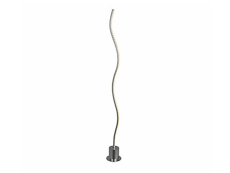 WOFI LED Stehlampe, LED fest integriert, Warmweiß, schmal, geschwungen, Des günstig online kaufen