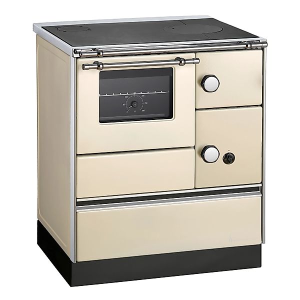 Westminster Küchenherd K76-70 Stahl Backfach Links Elfenbein 7,3 kW günstig online kaufen