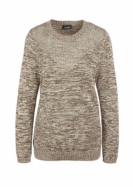 GOLDNER Strickpullover "Kurzgröße Pullover mit Glanzgarn" Effektvolle Multi günstig online kaufen