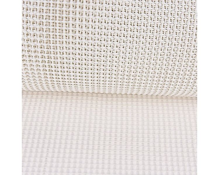 SCHÖNER LEBEN. Stoff Teppich-Stopp Anti Rutsch Matte Meterware wollweiß 65c günstig online kaufen