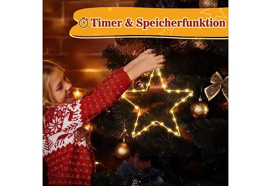 Salcar LED Stern LED Fensterdeko SternLED Weihnachtsstern Fensterlichter We günstig online kaufen