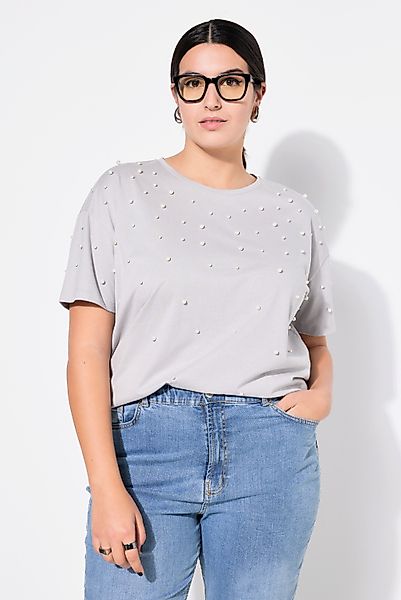 Studio Untold T-Shirt T-Shirt oversized Zierperlen günstig online kaufen