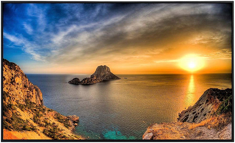 Papermoon Infrarotheizung »Insel Es Vedrá Ibiza«, sehr angenehme Strahlungs günstig online kaufen