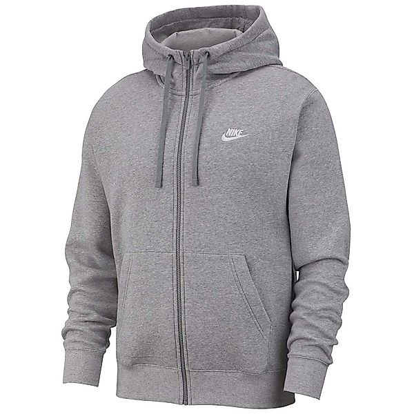 Nike Sportswear Club Sweatshirt Mit Reißverschluss M Dark Grey Heather / Ma günstig online kaufen